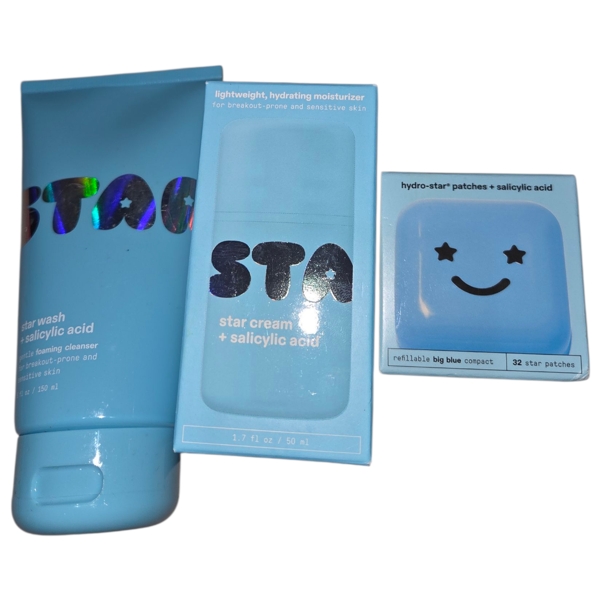 Set Starface crema+wash+parches
