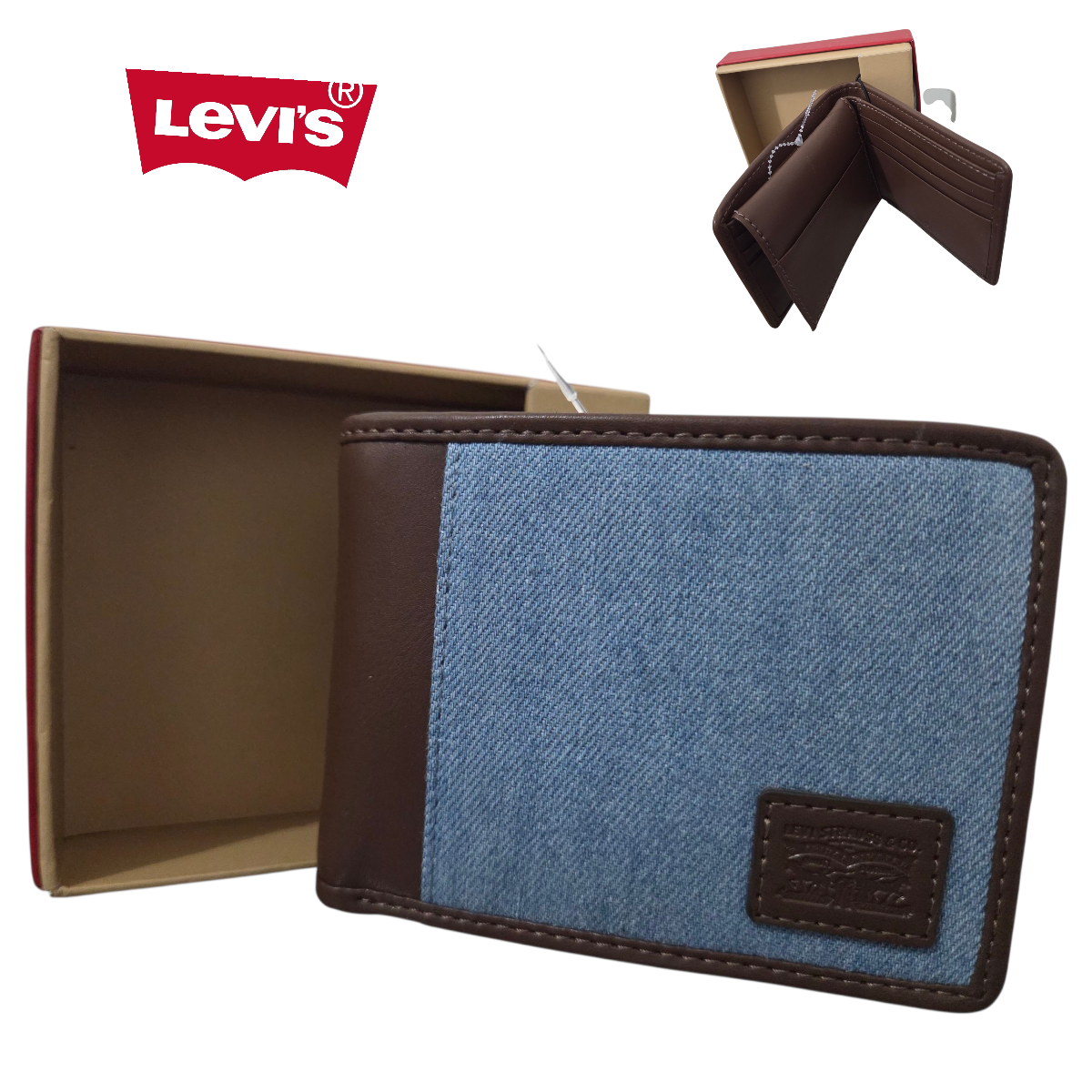 Billetera Levi's azul
